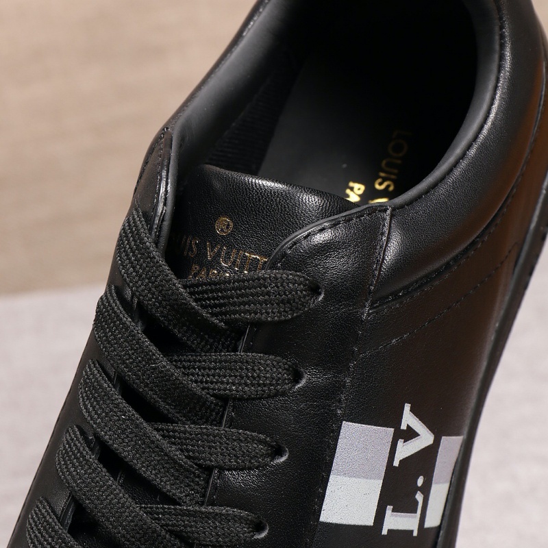 1A5UHE LV LUXEMBOURG 運動鞋 LV條紋男鞋 LV板鞋 黑色