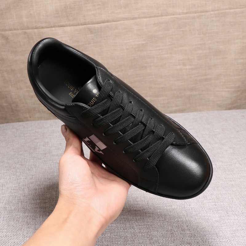 1A5UHE LV LUXEMBOURG 運動鞋 LV條紋男鞋 LV板鞋 黑色