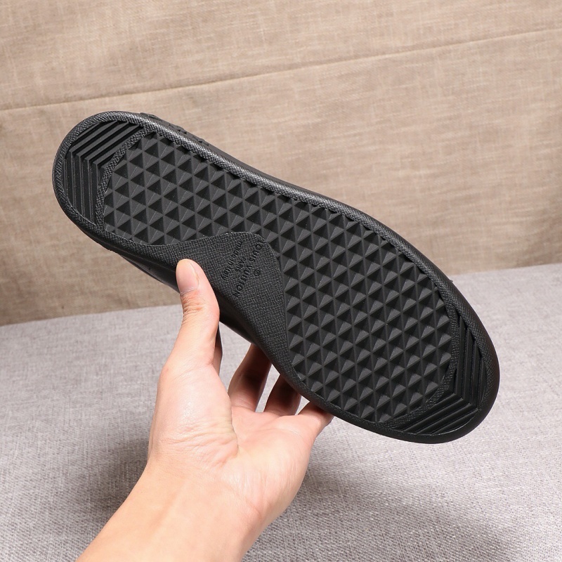 1A5UHE LV LUXEMBOURG 運動鞋 LV條紋男鞋 LV板鞋 黑色