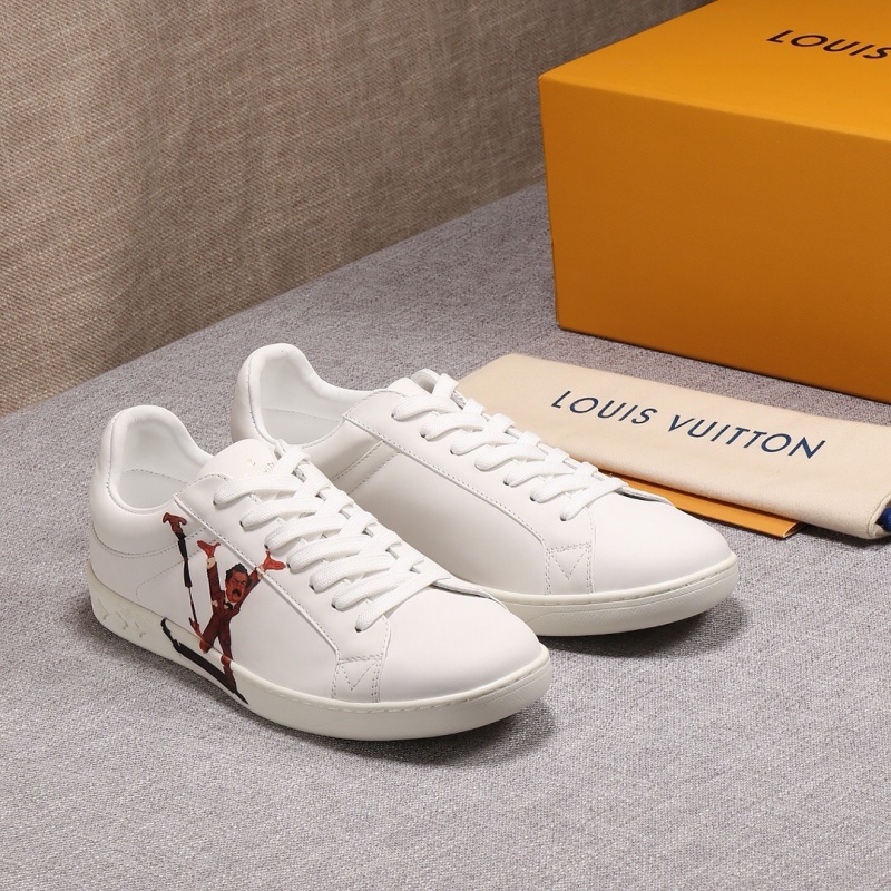 1A4OGX LV LUXEMBOURG 運動鞋 LV男鞋 LV休閑運動鞋 白色