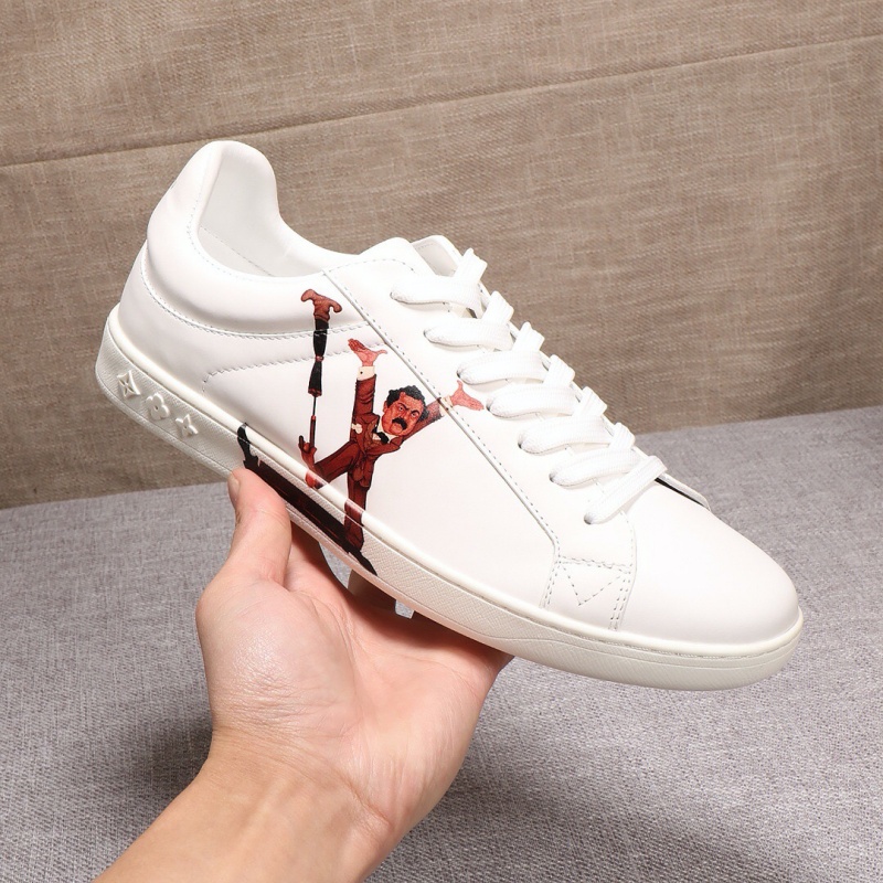 1A4OGX LV LUXEMBOURG 運動鞋 LV男鞋 LV休閑運動鞋 白色