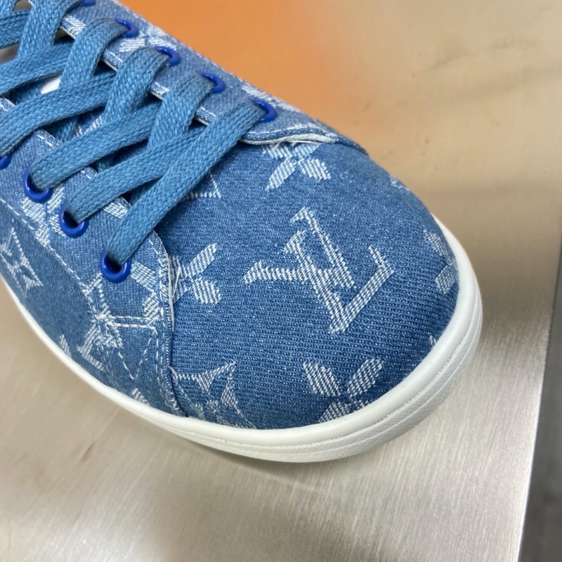 1A5UGX LV LUXEMBOURG 運動鞋 Monogram 丹寧布男鞋 LV帆布鞋