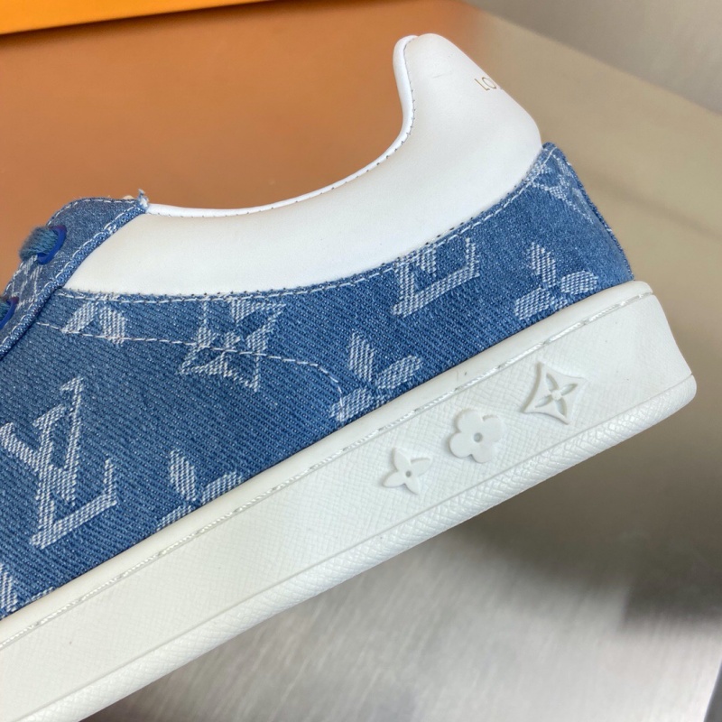 1A5UGX LV LUXEMBOURG 運動鞋 Monogram 丹寧布男鞋 LV帆布鞋