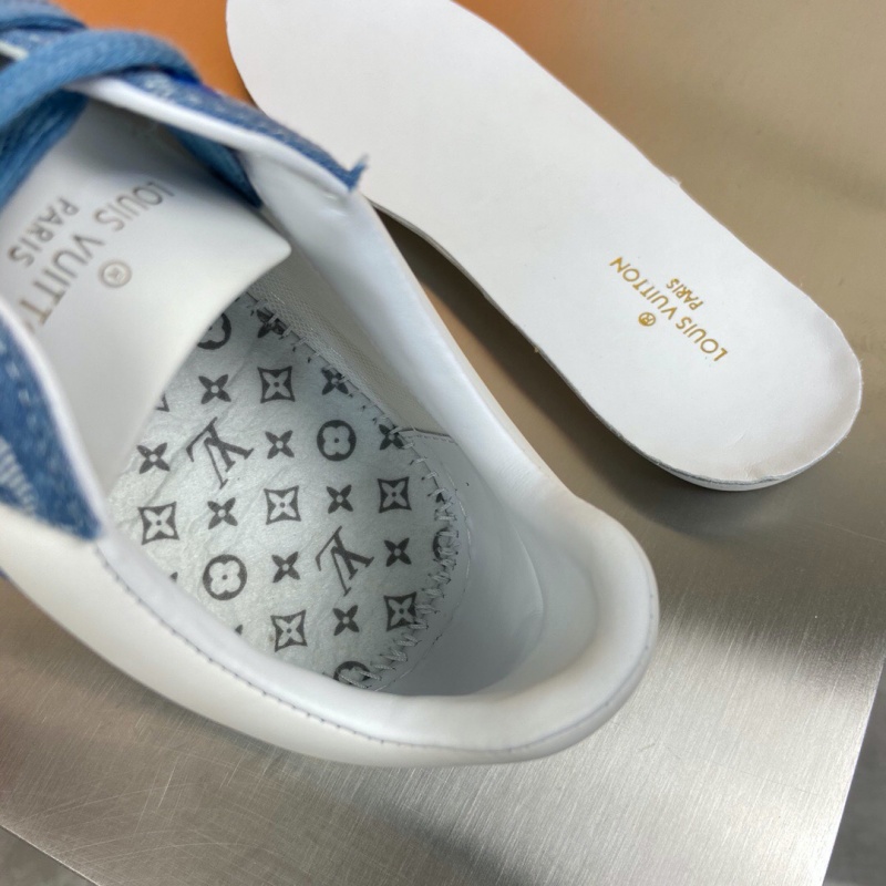 1A5UGX LV LUXEMBOURG 運動鞋 Monogram 丹寧布男鞋 LV帆布鞋