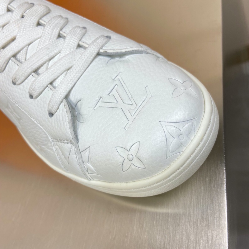 1A7S7O LV LUXEMBOURG 運動鞋 虹彩織物男鞋 LV板鞋 白色