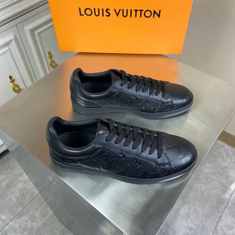 1A5UIQ LV LUXEMBOURG 運動鞋 LV Monogram 壓紋新款休閑運動鞋 黑色