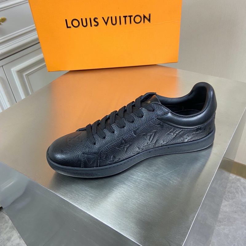 1A5UIQ LV LUXEMBOURG 運動鞋 LV Monogram 壓紋新款休閑運動鞋 黑色