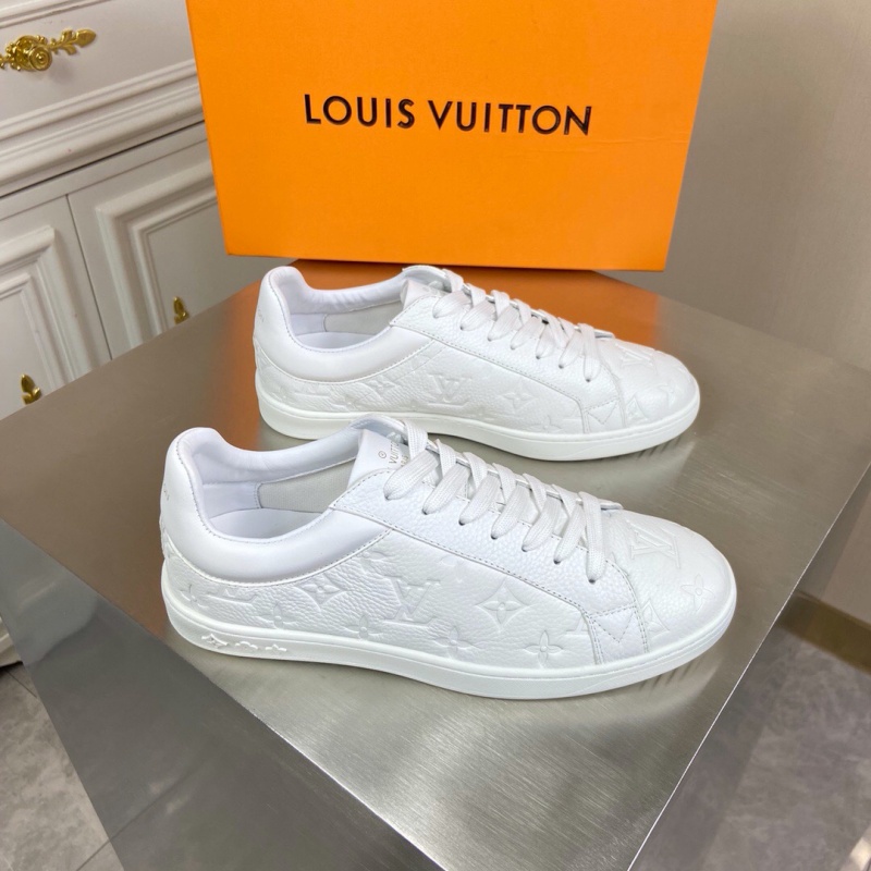 1A5UIQ LV LUXEMBOURG 運動鞋 LV Monogram 壓紋新款休閑運動鞋 白色