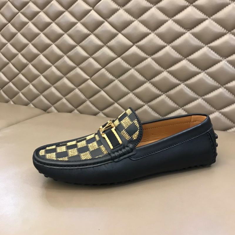 1A4OLA LV MAJOR 樂福鞋 LV豆豆鞋 LV男皮鞋 LV開車鞋 黑色