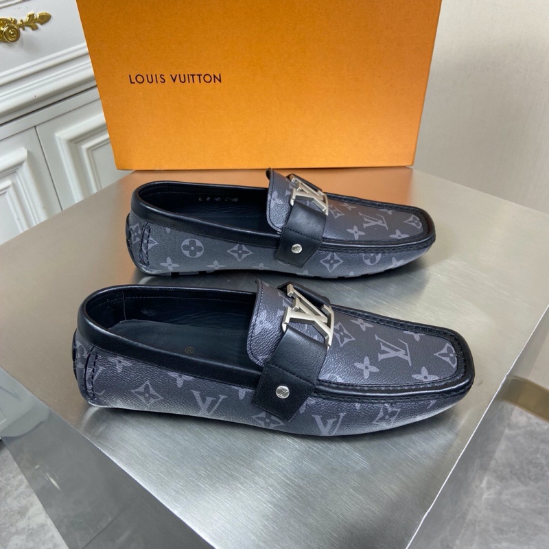 1A4OLA LV Major 便鞋 LV豆豆鞋 LV開車鞋 黑花