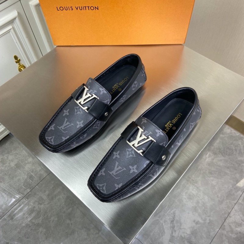 1A4OLA LV Major 便鞋 LV豆豆鞋 LV開車鞋 黑花