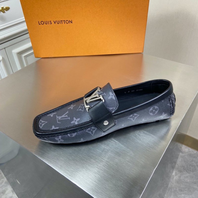 1A4OLA LV Major 便鞋 LV豆豆鞋 LV開車鞋 黑花