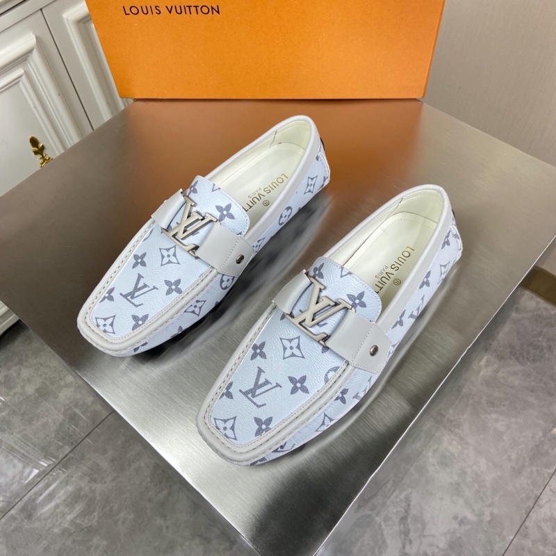 1A4OLA LV Major 便鞋 LV男鞋 LV豆豆鞋 LV開(kāi)車鞋 白花