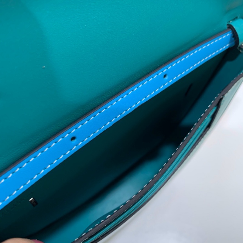 109 Loewe羅意威 Heel bag mini手袋 小牛皮單肩斜挎包 藍色