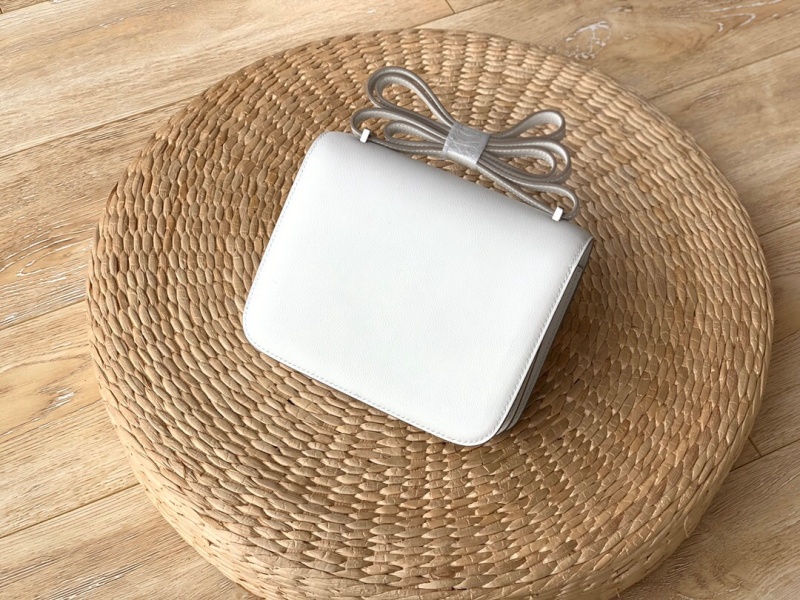 Hermes constance系列 愛馬仕康康包 純手工定制evervolor小牛皮 白色