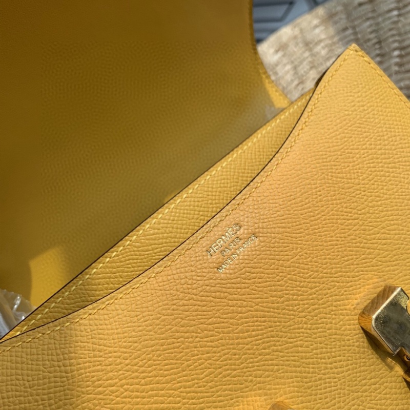Hermes constance系列 愛馬仕康康包 純手工定制Epsom小牛皮 琥珀黃