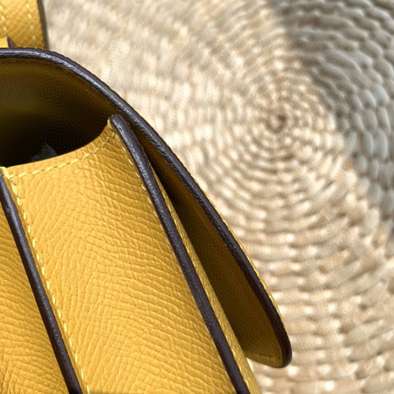Hermes constance系列 愛馬仕康康包 純手工定制Epsom小牛皮 琥珀黃