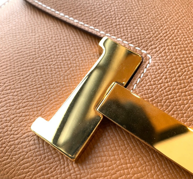 Hermes constance系列 愛馬仕康康包 純手工定制Epsom小牛皮 金棕色