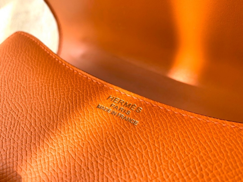 Hermes constance系列 愛馬仕康康包 純手工定制Epsom小牛皮 橙色