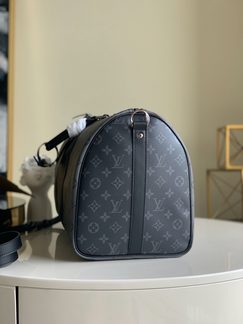 M45392 LV Keepall Bandoulière 50 旅行袋 LV旅行袋 黑花