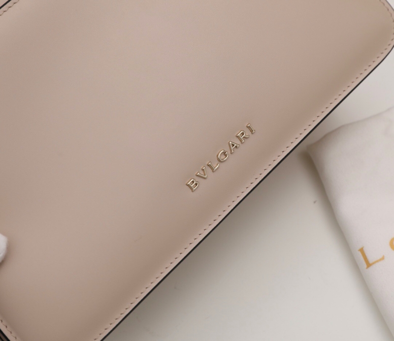 Bvlgari寶格麗 Serpenti Forever系列女包 寶格麗蛇頭包 奶茶色
