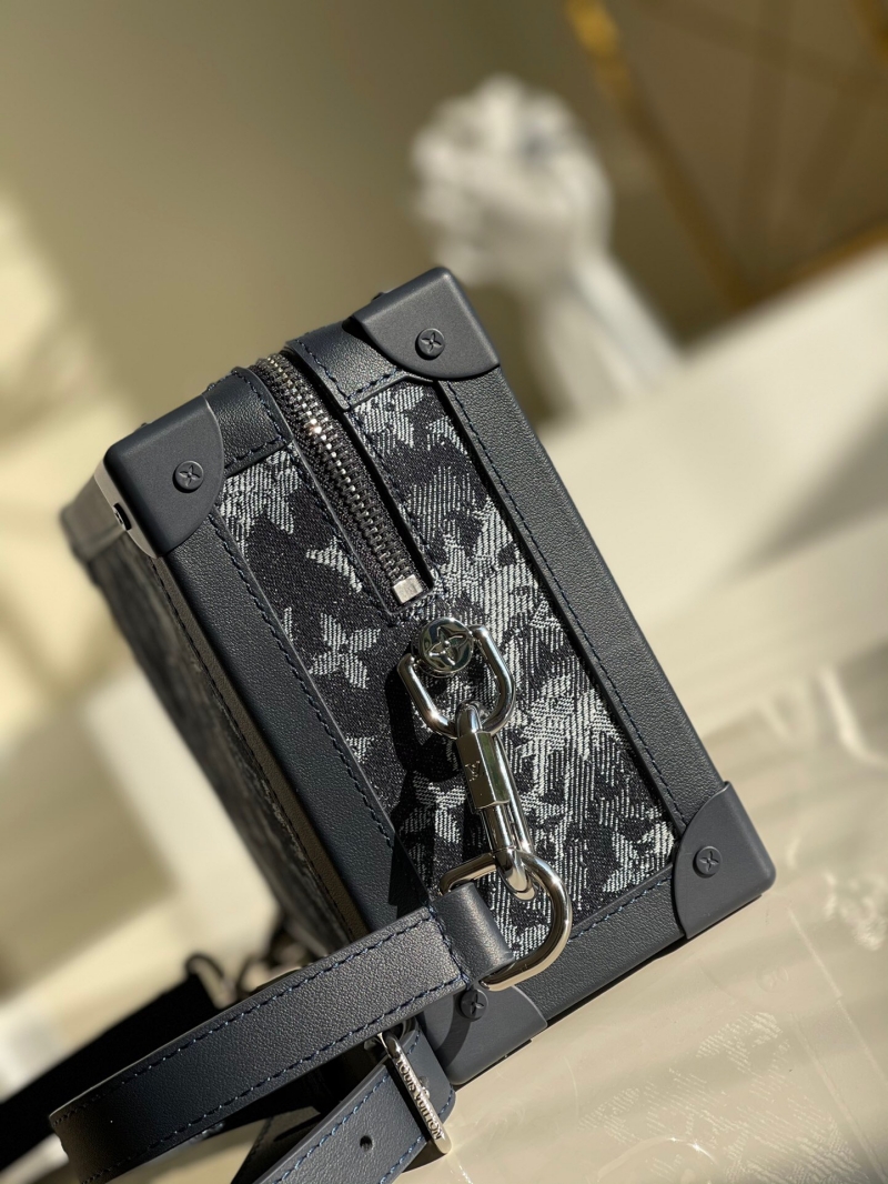 M57283 LV SOFT TRUNK 鏈條包 Monogram Tapestry 帆布盒子包