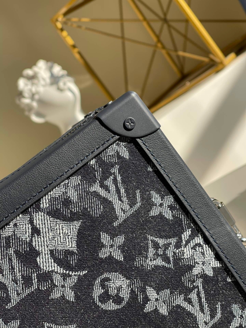 M57283 LV SOFT TRUNK 鏈條包 Monogram Tapestry 帆布盒子包