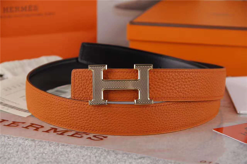 HERMES 愛馬仕 原版進口牛皮 雙面使用 進口機車車線 不銹鋼扣頭