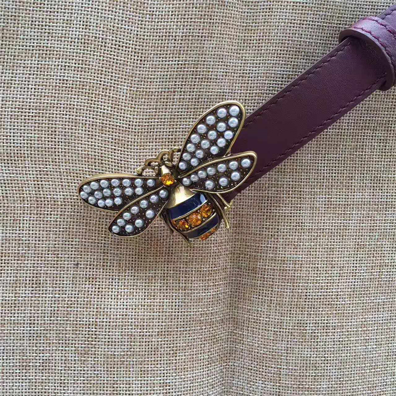 Gucci 瑪格麗特皇后系列 蜜蜂裝飾玻璃珠 彩色水晶