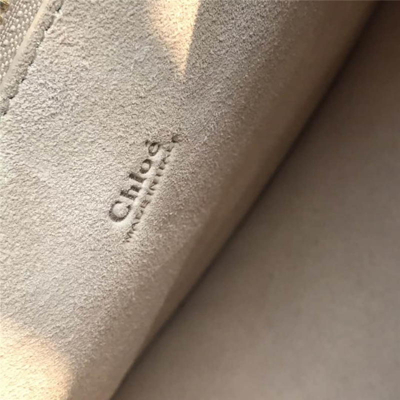 Chloe 蔻依 17新款 Pixie大號女包 牛皮拼磨砂 手提肩包 墨綠色