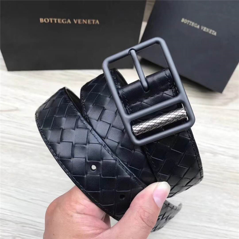 BV寶緹嘉 2017專柜同步 手工打造 休閑皮帶 針扣