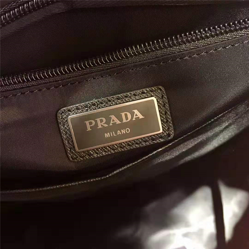 2VZ135 Prada雙肩包 ECONYL再生尼龍 Prada男士雙肩背包 藍標