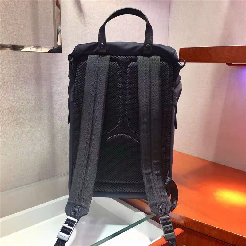 2VZ135 Prada雙肩包 ECONYL再生尼龍 Prada男士雙肩背包 綠標