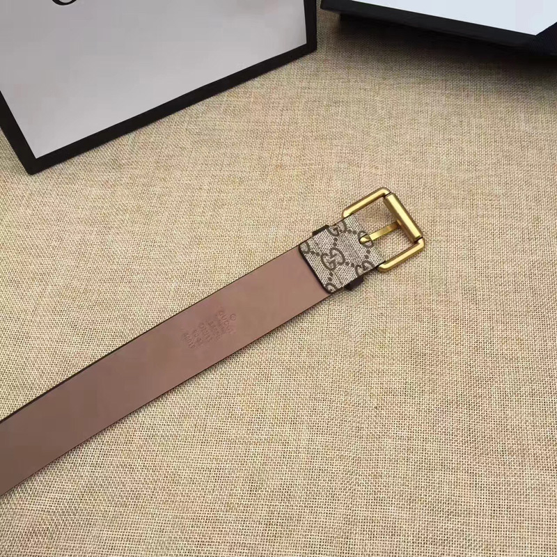 Gucci古奇新款2017虎頭印花腰帶 Gucci女士皮帶 古馳要帶